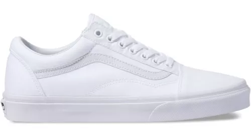 Tenis Vans Old Originales Blanco Negro En Caja Full | Meses sin intereses