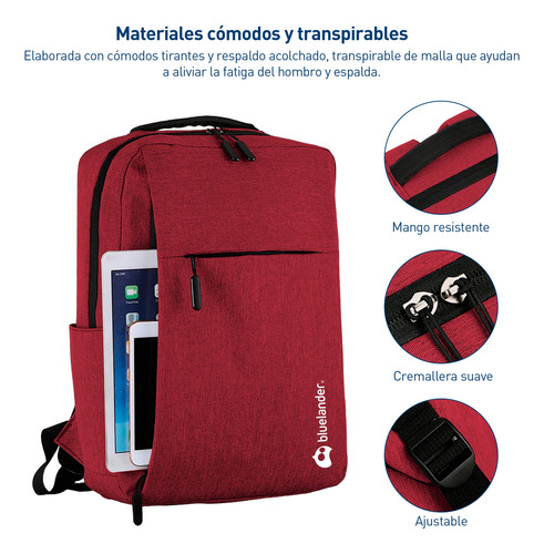4 Mochilas Antirrobo Laptop Impermeable Con Puerto Usb