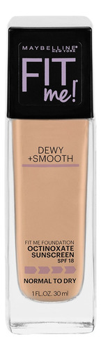 Base De Maquillaje Maybelline Fit Me Dewy + Smooth 30 Ml Tono 220 Natural beige