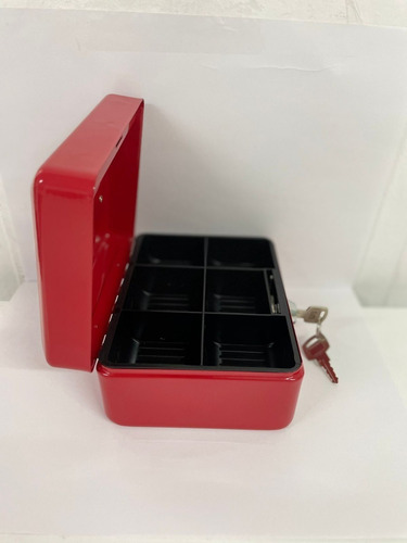 Imagen 2 de 10 de Cofre Portavalores Caja De Dinero Monedero V1 20x9x16 Cm