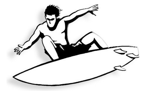 Vinilo Decorativo Deportes Acuáticos Extremos Surf