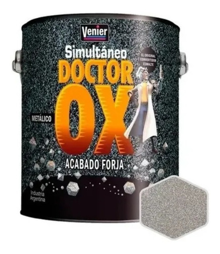 Simultaneo Metalico Dr Ox Venier Acabado Forja 1 Litro