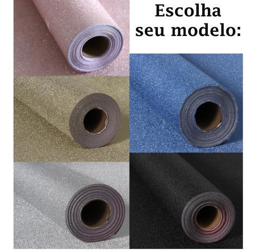 Plástico Adesivo Contact Cor Glitter 45cm X 10m - Dac