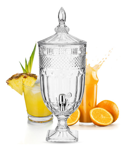 Suqueira De Vidro Água Saborizada Suco Licor Jarra 5 L Class Água