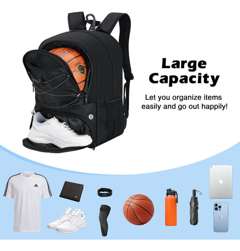 Moko Basketball Bag Backpack, Soccer Backpack For Men & Wome