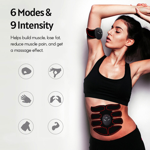 Masaje Pad Trainer Smart Abs Estimulador Abdominal Modos Abs