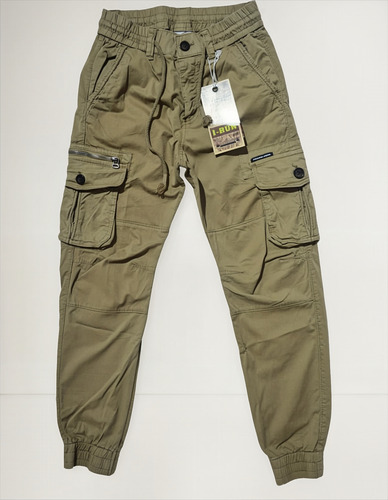 Pantalon Cargo Jogger De Gabardina Irun (t.36 Al 50 Arg)