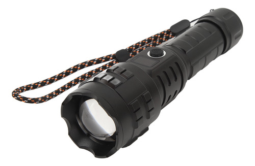 Linterna Led Luz Fuerte Tipo C Recargable Impermeable