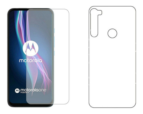 Protec Pantalla Y Trasero Hidrogel Motorola One Fusion Plus