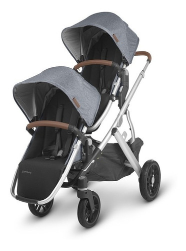 Coche Doble Uppababy Vista V2 Mellizos Hermanos Con 1 Moises