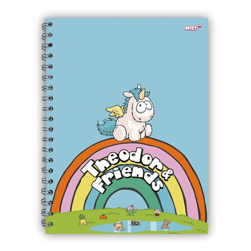Cuaderno Nici Rainbow Cuadro Chico