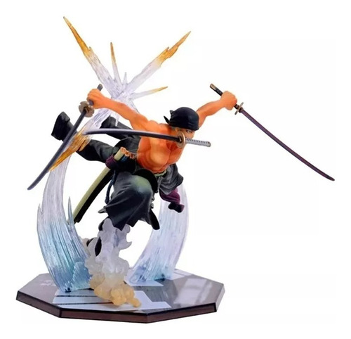 Figura De Acción Roronoa Zoro De One Piece 21cm Altura