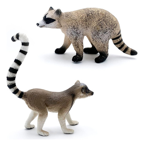 Gemini&genius Racoon Lemur - Juego De Figuras De Acción De A