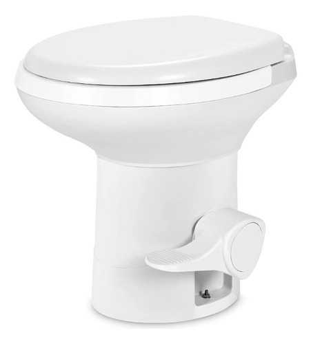 Vaso Sanitário Fixo Perfil Alto Banheiro Motorhome Trailer Cor Branco