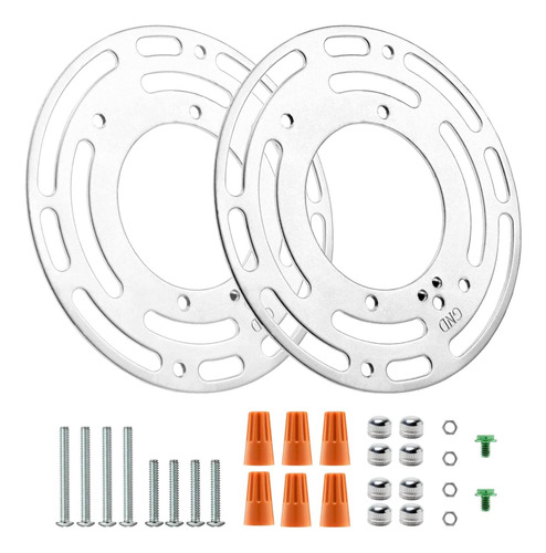 Paquete De 2 Soportes De Montaje Universales Lámpara D...