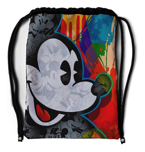 Tula Deportiva Impermeable Mickey Mouse 