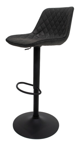 Taburete de cocina americano giratorio ajustable, color Nápoles, taburete de cocina alto tapizado, encimera, encimera negra