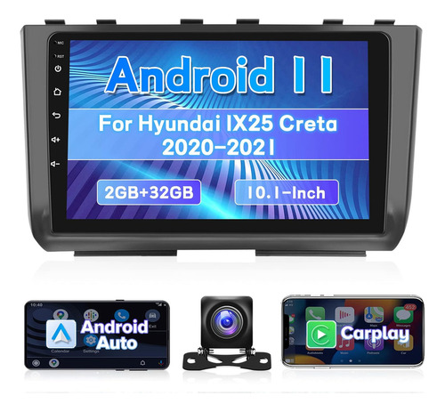 Estereo Hyundai Creta Ix25 2020-2021 Android Carplay 2g+32g