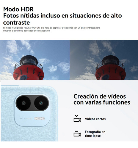 Celular Xiaomi Redmi A2 Dual Sim, 64gb/2gb Ram, 6.52'', 8mpx