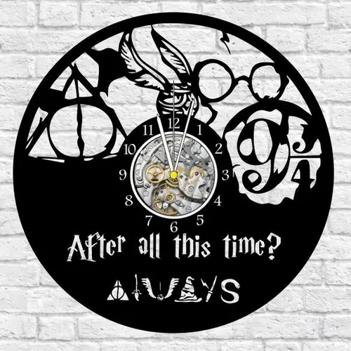 Reloj vinilo harry potter sale
