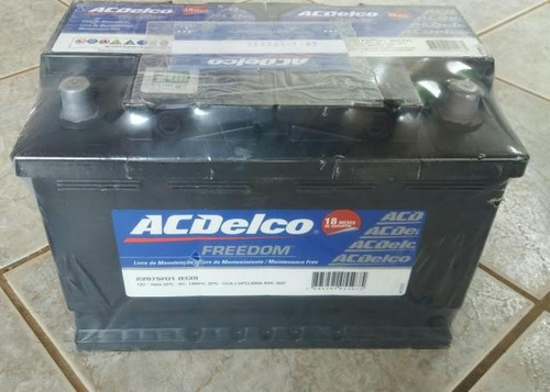 Bateria Automotiva Acdelco 75 Amperes 15 Meses Garantia