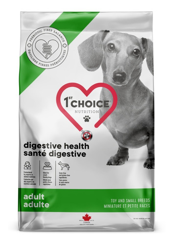 Imagen 1 de 2 de Alimento Perro Salud Digestiva Razas Pequeñas 1st Choice 5kg