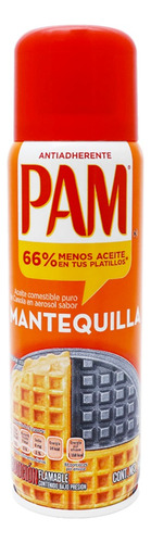 2 Pzs Pam Aceite En Esprai Mantequilla 141ml