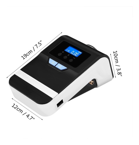 12v Portátil Eléctrico Digital Neumático Neumático Bomba Com
