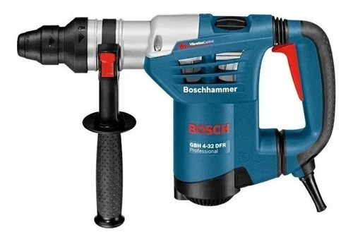 Rotomartillo electroneumático Bosch Professional GBH 4-32 DFR azul con 900W de potencia 110V