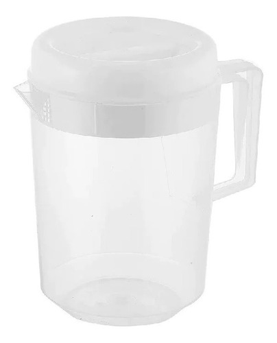 Jarra Plastica Con Tapa Blanca Vaniplas 2,5 Lt