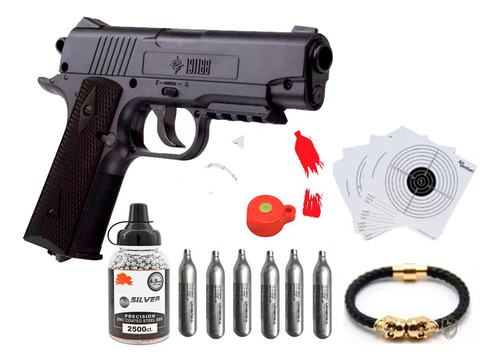 Crosman .177 Pistola 1911 Co2 1500 Bbs Balines Postas 