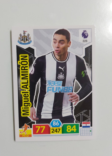 Carta Miguel Almiron Adreanalyn Premier League 2019-2020