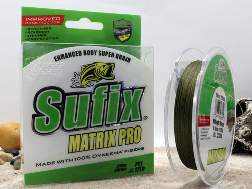 Línea multifilamento Sufix Matrix Pro 0.60 mm - 250 metros