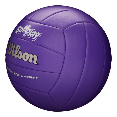 Wilson Soft Play 19 - Balón De Voleibol, Color Morado