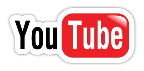 Calcomanía De Youtube Para Youtube, 6 X 3