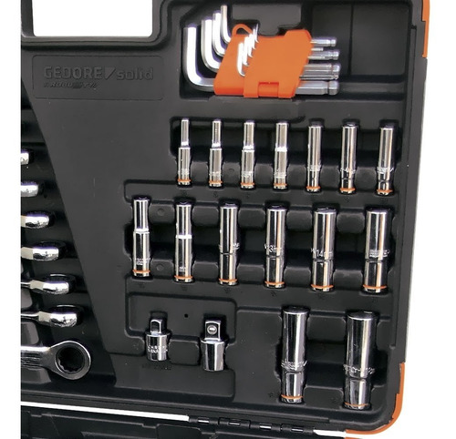 Imagem 5 de 6 de Jogo Oficina Master Maleta Com 141 Ferramentas 5000t Robust
