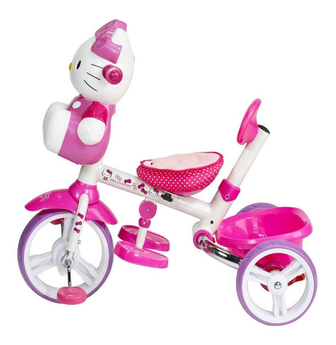 Imagen 10 de 11 de Triciclo Prinsel Candy Hello Kitty rosa
