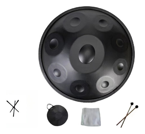 Tambor 9tonos Deep Drawing Hang Drum Pan Con Funda Mini 18in
