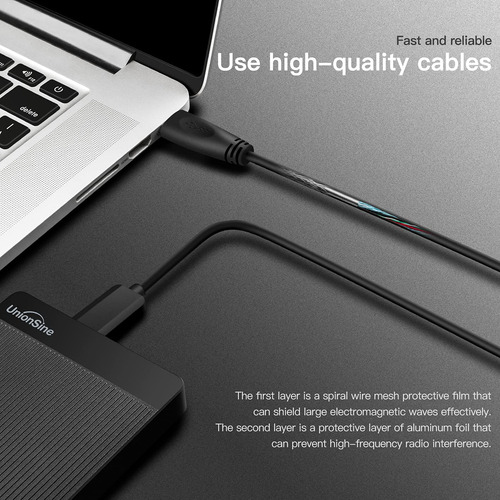 Disco Duro Externo Portátil De 2 Tb Usb 3.0 Compatible Con D