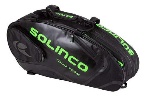 Solinco 6 Bolsa Para Raqueta Tenis Tour Team Color Negro