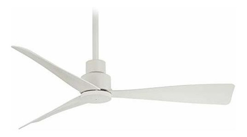 Ventilador De Techo Led 44  Minka-aire, Blanco Plano.