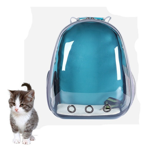 Imagen 9 de 10 de Mochila Bolso Mascotas Gato Perro Capsula Burbuja Espacial