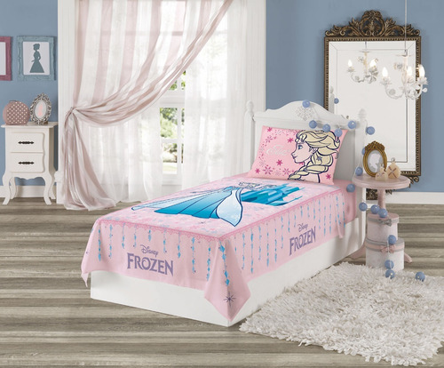 Jogo De Cama Infantil Frozen 3 Peças Lepper