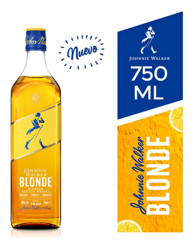 Whisky Escocés Johnnie Walker Blonde 750ml Importado