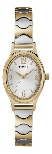 Reloj Timex Tkendall Circle De Dos Tonos Con Banda De Expans