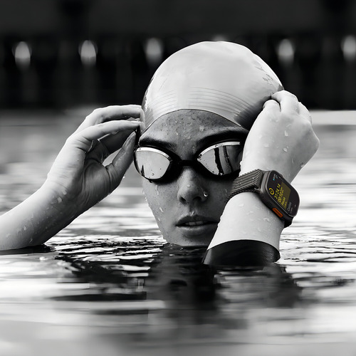 Apple Watch Ultra 2 Gps + Cellular Caixa Preta De Titânio Preto Correa Ocean Preto Titânio