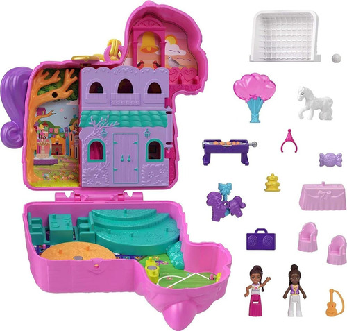 Polly Pocket - Muñeca Estuche Fiesta Con Piñata Hkv32