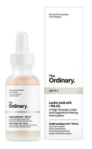 The Ordinary - Ácido Láctico 10% + Acido Hialurónico 2%