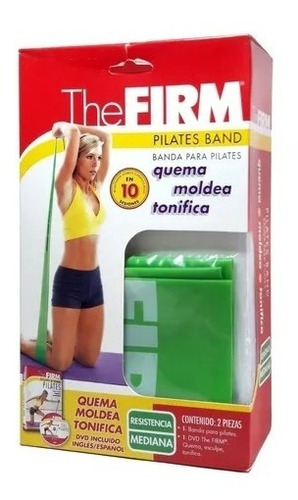 Kit Banda Pilates Resistencia Media Verde The Firm