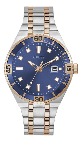 Guess 3-hand 45mm Watch With Date